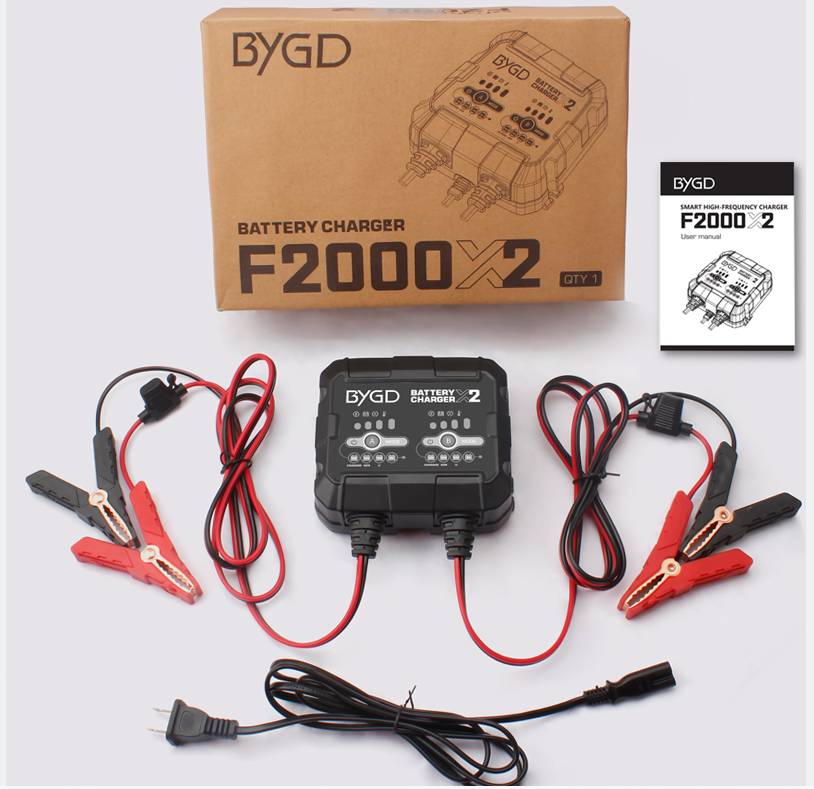 F2000*2 — двухканальное зарядное устройство 2A×2